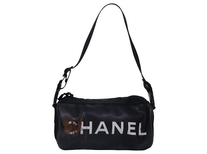 Borsa a Spalla CHANEL PVC Nera CC Auth bs14913 Nero - vista 13