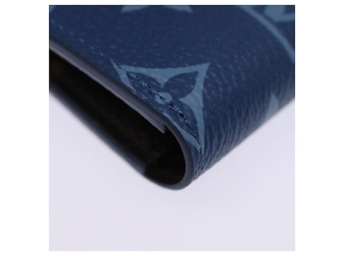 LOUIS VUITTON Monogram Portafoglio Slender Billfold Blu M82798 LV Auth 77435S Monogramma - vista 16