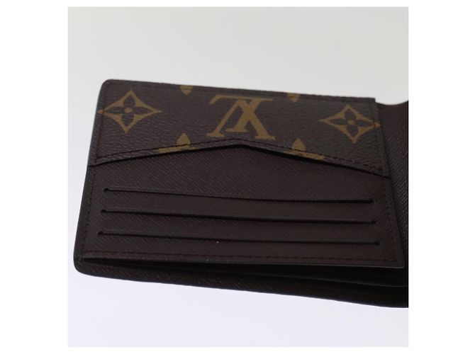 LOUIS VUITTON Monogram Portafoglio Slender Billfold Blu M82798 LV Auth 77435S Monogramma - vista 19