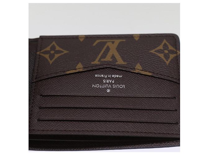 LOUIS VUITTON Monogram Portafoglio Slender Billfold Blu M82798 LV Auth 77435S Monogramma - vista 9