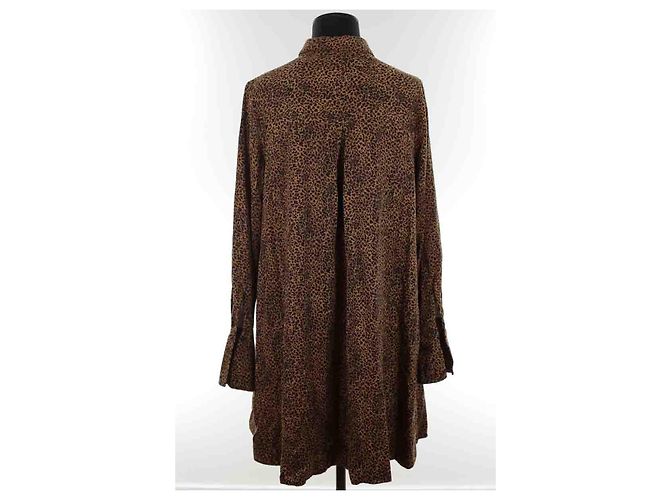 Essentiel Antwerp Vestido marrom - vista 3