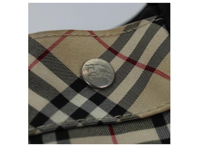 Bolso de mano de nylon beige Burberry Nova Check Blue Label Auth bs15174 - vista 10