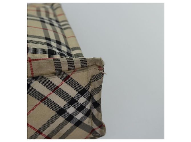 Bolso de mano de nylon beige Burberry Nova Check Blue Label Auth bs15174 - vista 15