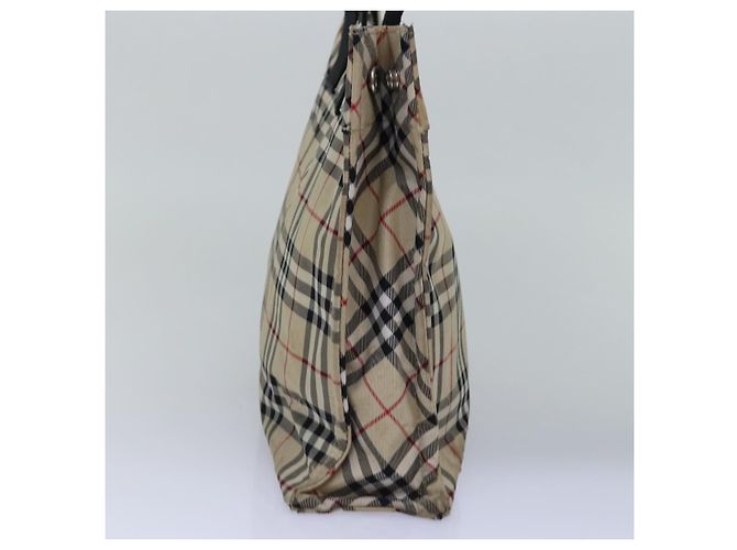Bolso de mano de nylon beige Burberry Nova Check Blue Label Auth bs15174 - vista 3