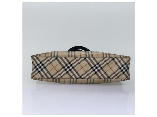 Bolso de mano de nylon beige Burberry Nova Check Blue Label Auth bs15174 - vista 5