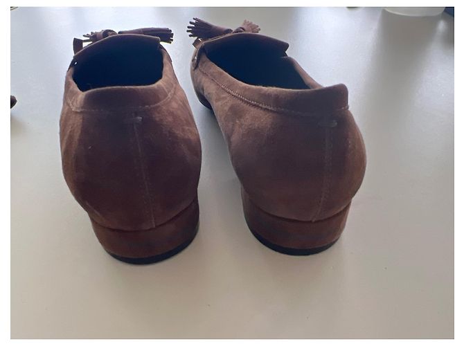 Mocassini Tod's Gommini in pelle di cervo marrone taglia 36.5 - vista 6