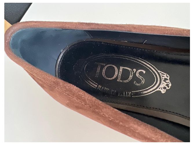 Mocassini Tod's Gommini in pelle di cervo marrone taglia 36.5 - vista 7