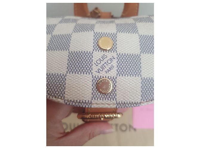 Louis Vuitton Sperone bb damier azur Beige - vista 11