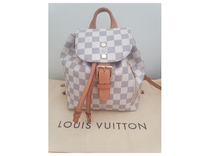 Louis Vuitton Sperone bb damier azur Beige - vista 2