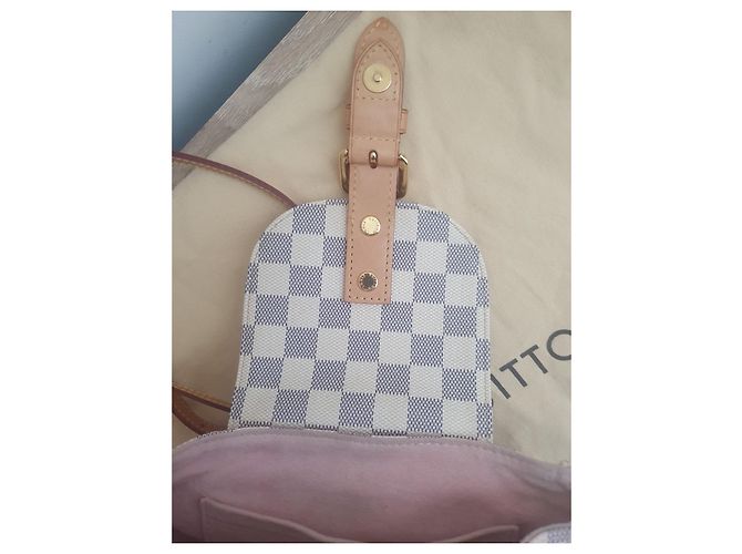 Louis Vuitton Sperone bb damier azur Beige - vista 5