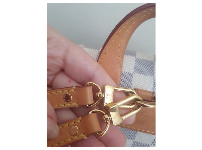 Louis Vuitton Sperone bb damier azur Beige - vista 6