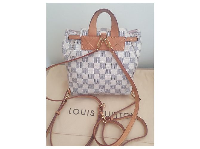 Louis Vuitton Sperone bb damier azur Beige - vista 8