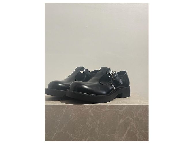 PRADA Mules e zoccoli T.UK 7 Pelle Nero - vista 3