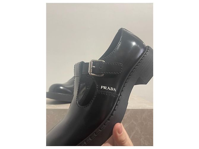 PRADA Mules e zoccoli T.UK 7 Pelle Nero - vista 4