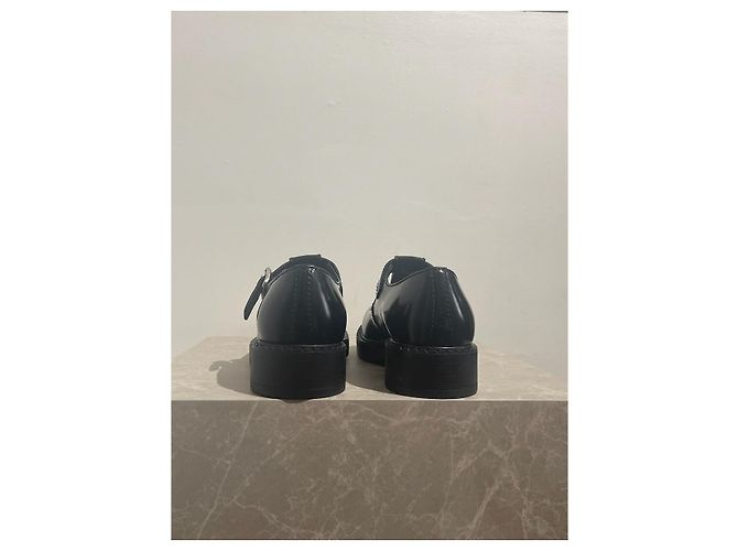 PRADA Mules e zoccoli T.UK 7 Pelle Nero - vista 6