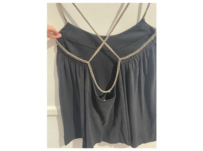 Chloé CHLOE Tops T.Internacional S Seda Negro - vista 4