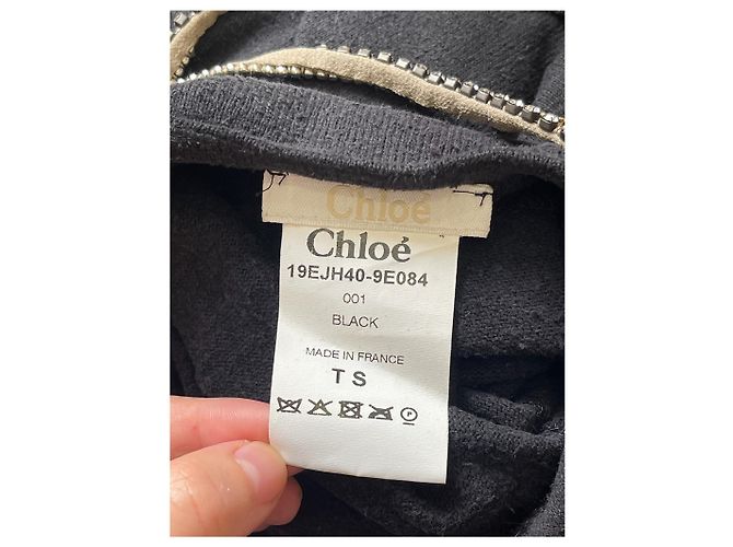 Chloé CHLOE Tops T.Internacional S Seda Negro - vista 5