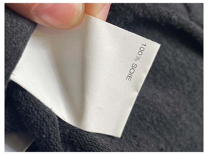 Chloé CHLOE Tops T.Internacional S Seda Negro - vista 6
