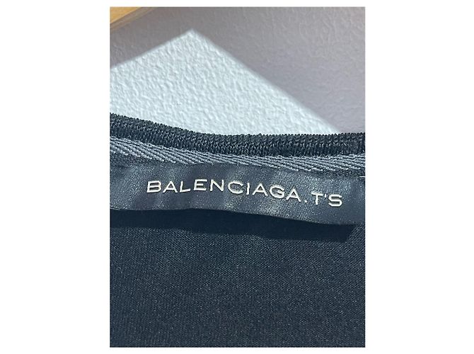 BALENCIAGA Tops T.Internacional M Seda Negro - vista 2