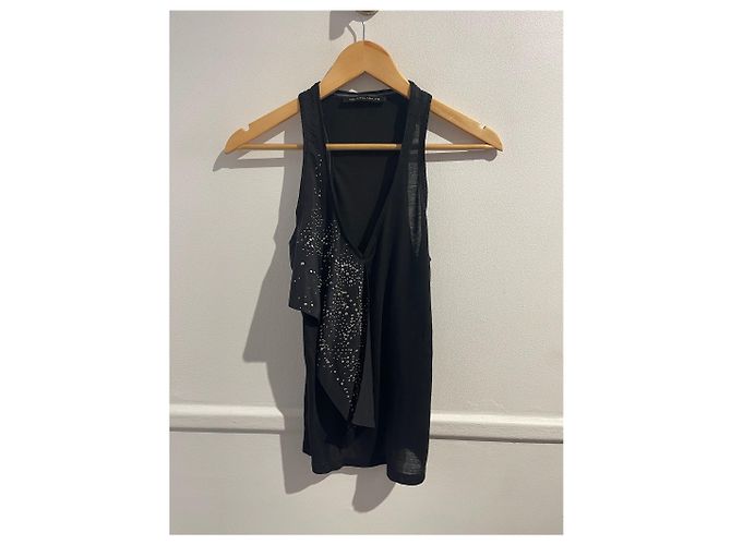 BALENCIAGA Tops T.Internacional M Seda Negro - vista 5
