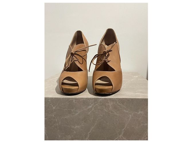 FENDI Stiefeletten T.EU 40 Leder Kamel - Ansicht 2