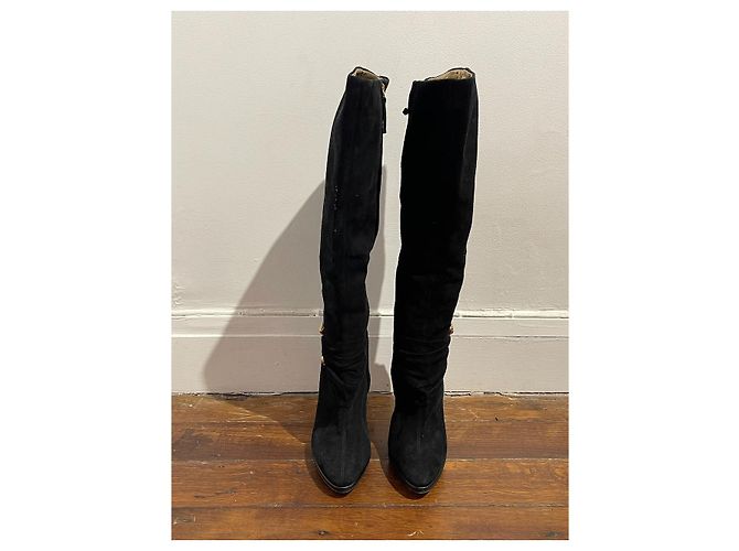 Botas ROBERTO CAVALLI T.EU 38 Ante Negro - vista 2