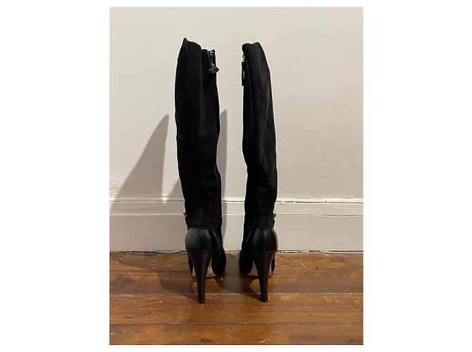 Botas ROBERTO CAVALLI T.EU 38 Ante Negro - vista 4