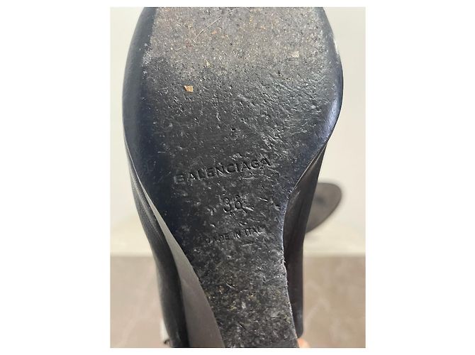 Sandali BALENCIAGA T.EU 36 Pelle Nero - vista 6