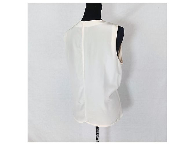 Emanuel Ungaro Camicia in seta bianca vintage Ungaro, Ungaro mare e barca Bianco Bianco sporco - vista 3