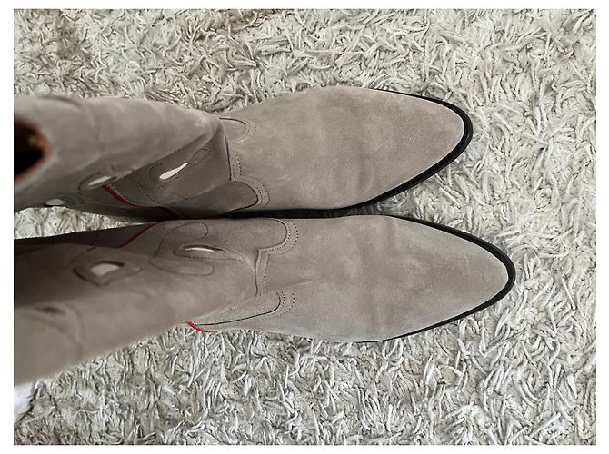 Catarina Martins Botas de vaquero Gris - vista 3