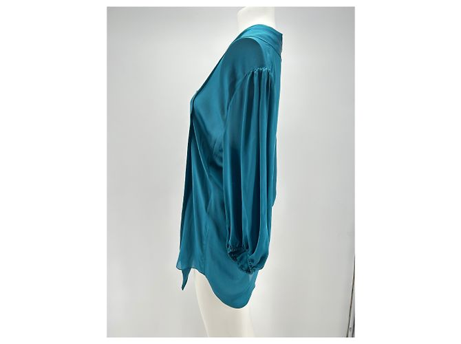 Top de seda T.FR 36 de Alexandre Vauthier Azul - vista 4