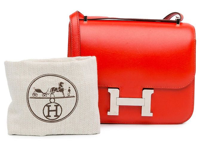 Hermès Rot Mini Tadelakt Constance 18 - Ansicht 12