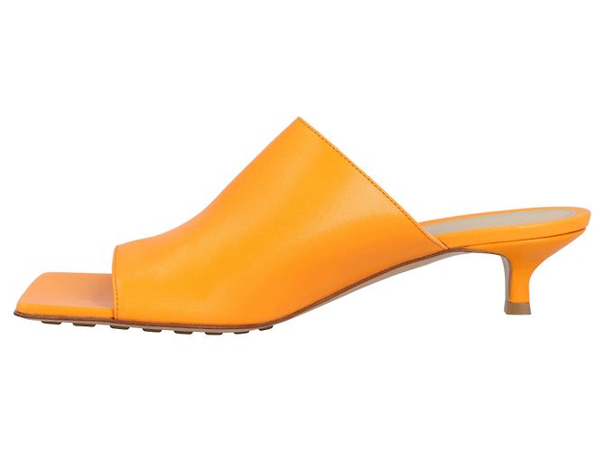 Mule stretch arancione Bottega Veneta - vista 3