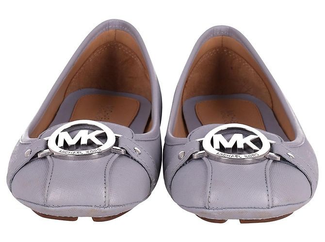Mocasines Fulton de Michael Kors en cuero azul pastel - vista 2