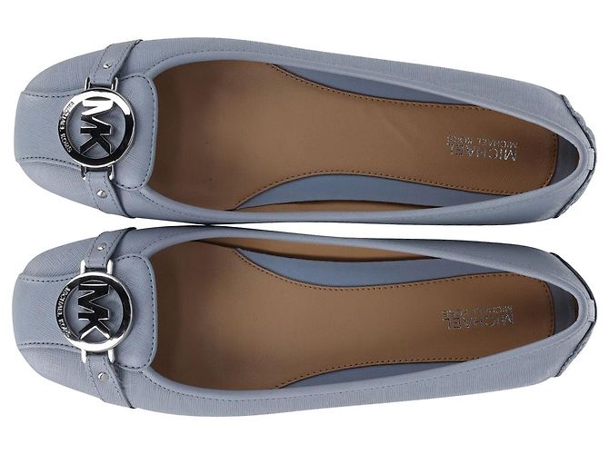 Mocasines Fulton de Michael Kors en cuero azul pastel - vista 5
