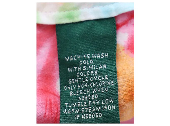 Tunika in cotone multicolore Ralph Lauren Watercolor - vista 5