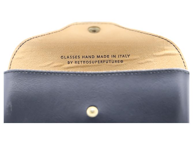 Autre Marque Retrosuperfuture Limone Wagwan Bubbagum Rectangular Sunglasses in Blue Acetate - view 8