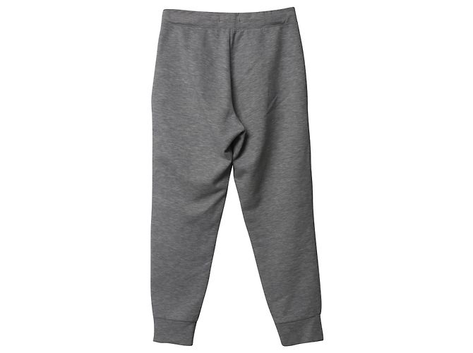 Jogger-Hosen aus grauer Baumwolle mit geprägtem Logo von Armani Exchange - Ansicht 2