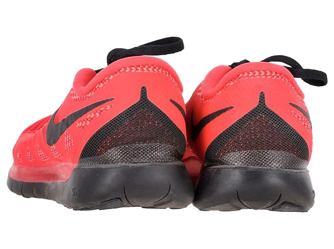 Nike Free 5.0 Laufschuhe aus rotem Mesh - Ansicht 4