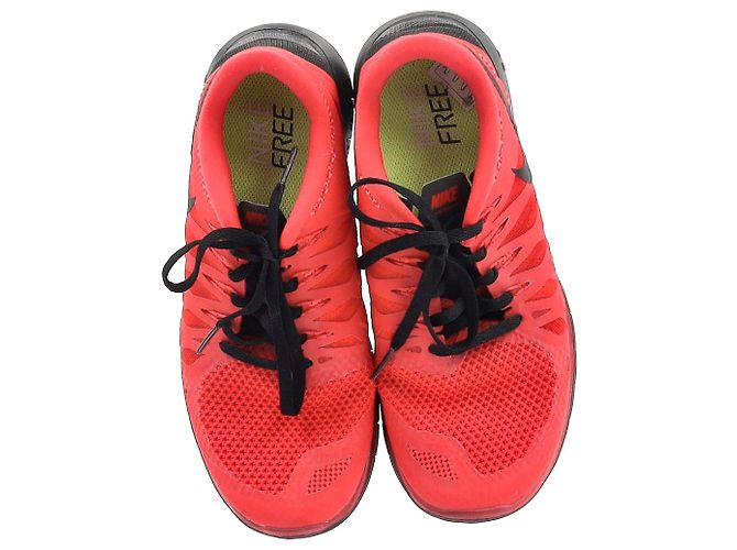 Nike Free 5.0 Laufschuhe aus rotem Mesh - Ansicht 5