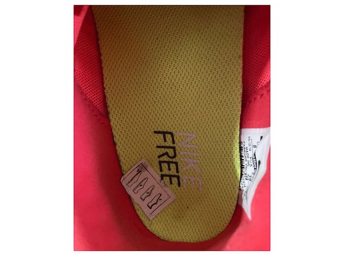 Nike Free 5.0 Laufschuhe aus rotem Mesh - Ansicht 7