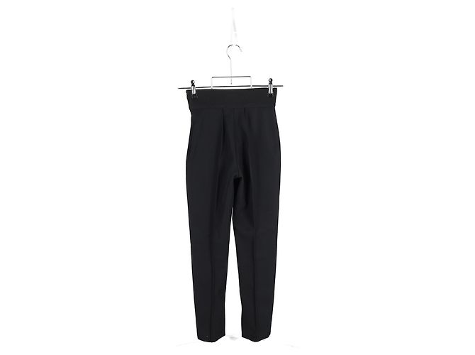 Fendi Stretch-Taille Hose aus schwarzer Wolle - Ansicht 2