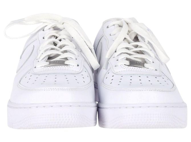 Nike Air Force 1 Low ‘07 in pelle bianca - vista 3