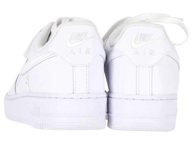 Nike Air Force 1 Low ‘07 in pelle bianca - vista 4