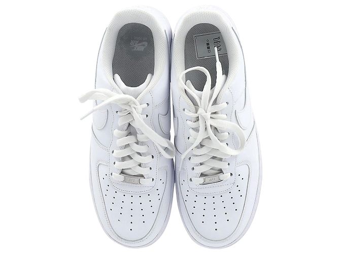 Nike Air Force 1 Low ‘07 in pelle bianca - vista 6