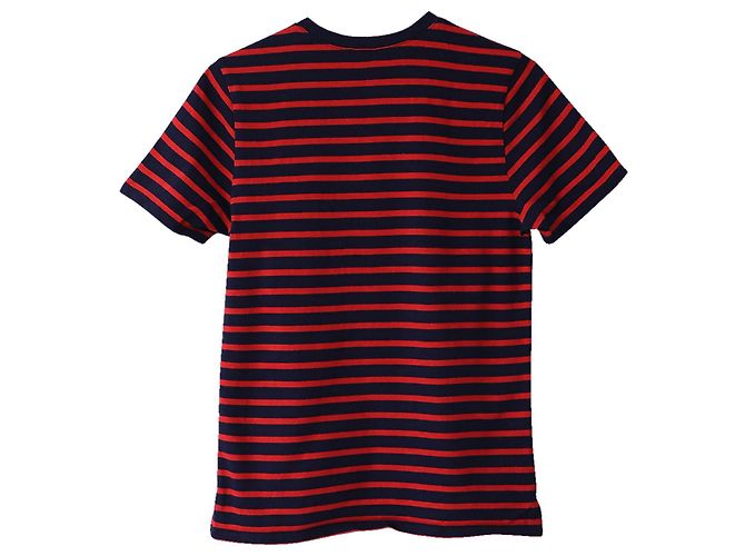 Apc Camiseta Rayada A.P.C. en Algodón Rojo - vista 2