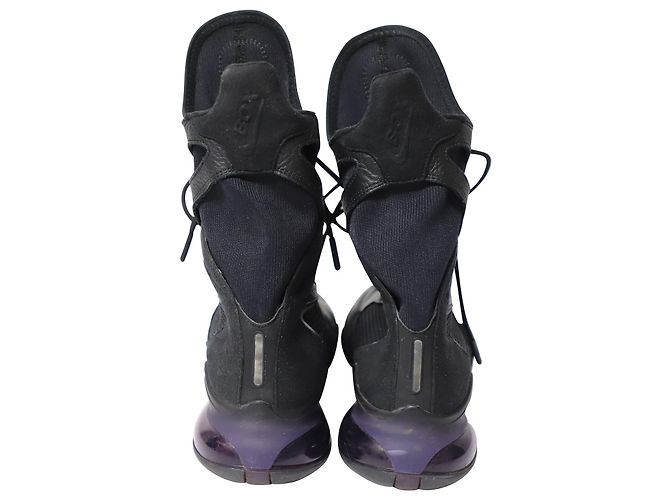 Nike Women's Air Max Box 'Nero Grande Viola' AT9729 005 - vista 4