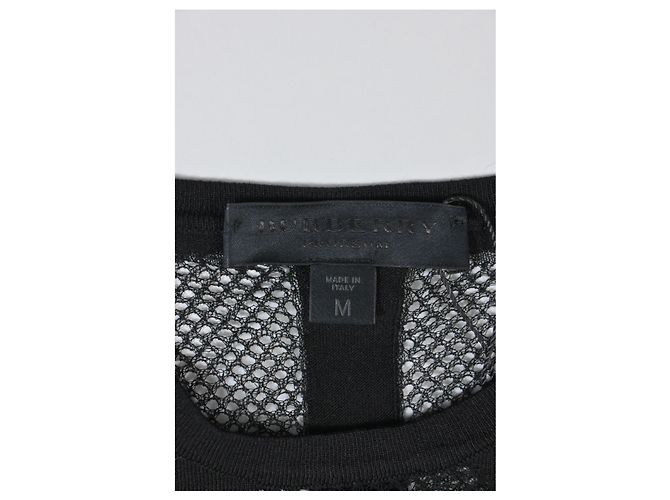 Top sem mangas Burberry Prorsum em seda preta - vista 10