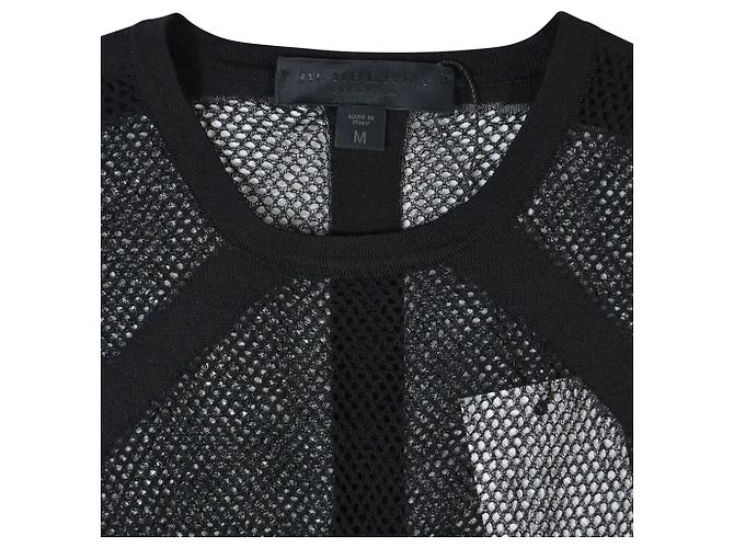 Top sem mangas Burberry Prorsum em seda preta - vista 4