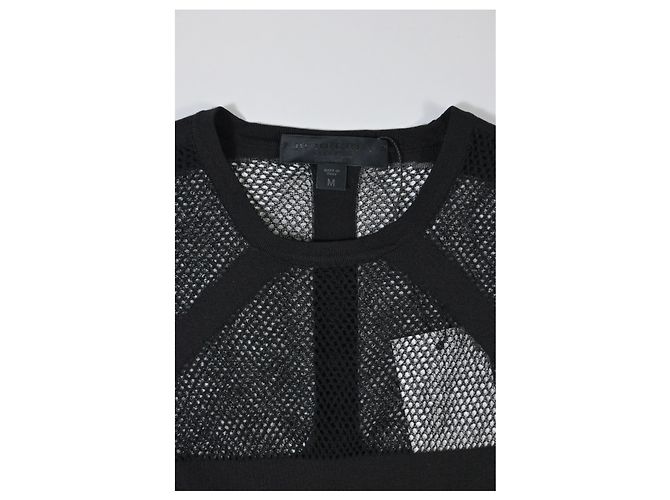 Top sem mangas Burberry Prorsum em seda preta - vista 9